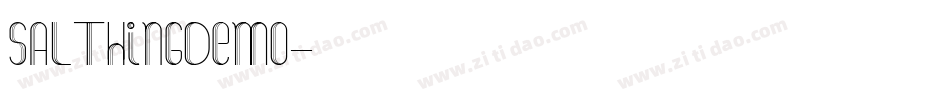 salthingdemo字体转换