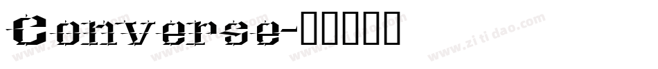Converse字体转换
