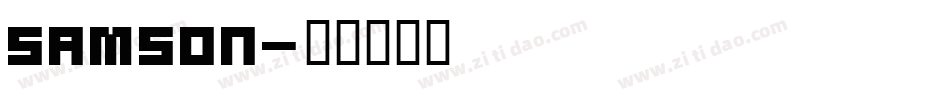 Samson字体转换