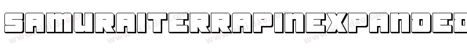 SamuraiTerrapinExpanded-KLqp字体转换