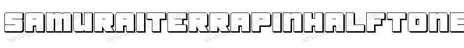 SamuraiTerrapinHalftoneItal-mw7G字体转换