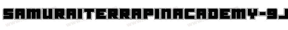 SamuraiTerrapinAcademy-9jVB字体转换