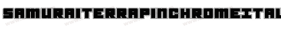 SamuraiTerrapinChromeItalic-BMV5字体转换