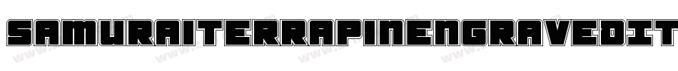 SamuraiTerrapinEngravedItal-Mgxr字体转换