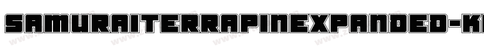 SamuraiTerrapinExpanded-KLqp字体转换