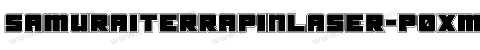 SamuraiTerrapinLaser-P0xm字体转换
