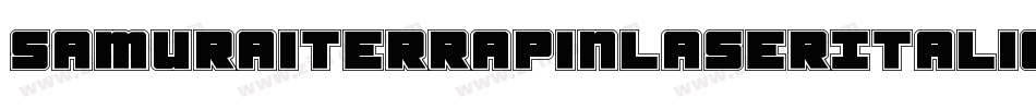 SamuraiTerrapinLaserItalic-LXxW字体转换