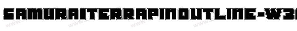 SamuraiTerrapinOutline-W3Gn字体转换