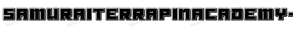 SamuraiTerrapinAcademy-9jVB字体转换