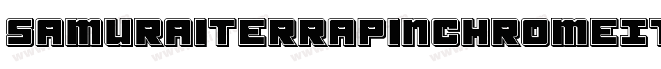 SamuraiTerrapinChromeItalic-BMV5字体转换