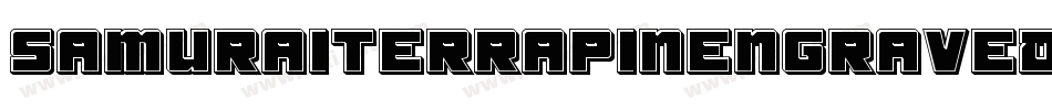 SamuraiTerrapinEngravedItal-Mgxr字体转换