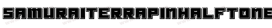 SamuraiTerrapinHalftoneItal-mw7G字体转换