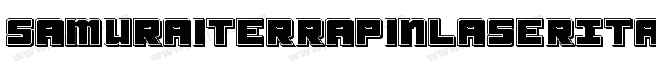 SamuraiTerrapinLaserItalic-LXxW字体转换