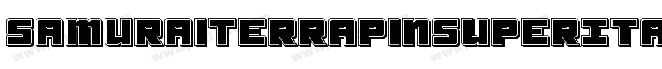 SamuraiTerrapinSuperItalic-4AVp字体转换 SamuraiTerrapinSuperItalic-4AVp字体转换