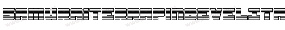 SamuraiTerrapinBevelItalic-1xVZ字体转换