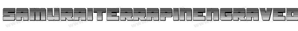 SamuraiTerrapinEngraved-rLXA字体转换