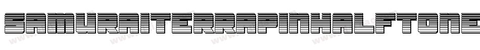 SamuraiTerrapinHalftone-7JGA字体转换