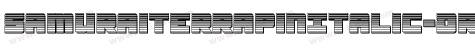 SamuraiTerrapinItalic-dRBX字体转换