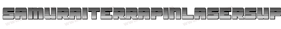SamuraiTerrapinLaserSuperit-Xxz9字体转换