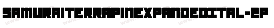 SamuraiTerrapinExpandedItal-2pVK字体转换