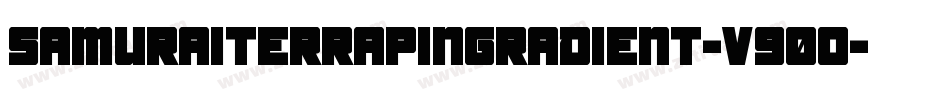 SamuraiTerrapinGradient-v90O字体转换