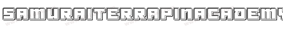 SamuraiTerrapinAcademyItal-lvwV字体转换