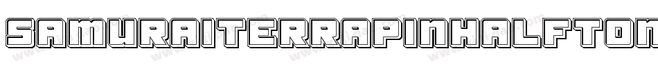 SamuraiTerrapinHalftoneItal-mw7G字体转换