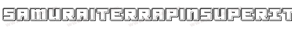 SamuraiTerrapinSuperItalic-4AVp字体转换 SamuraiTerrapinSuperItalic-4AVp字体转换