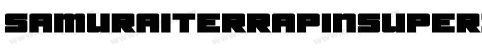 SamuraiTerrapinSuperItalic-4AVp字体转换 SamuraiTerrapinSuperItalic-4AVp字体转换