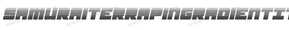 SamuraiTerrapinGradientItal-w09Z字体转换