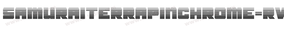 SamuraiTerrapinChrome-RWx3字体转换