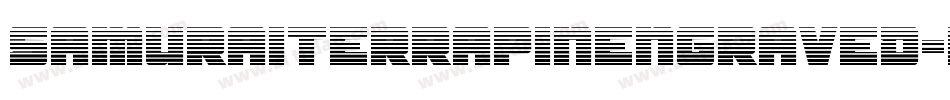 SamuraiTerrapinEngraved-rLXA字体转换