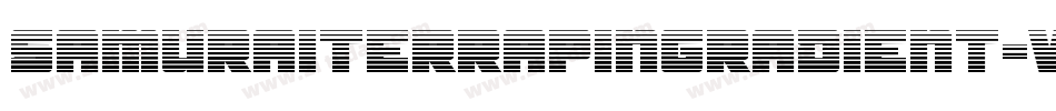 SamuraiTerrapinGradient-v90O字体转换