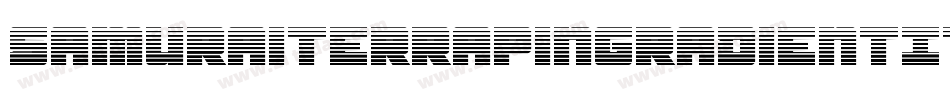 SamuraiTerrapinGradientItal-w09Z字体转换