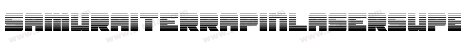 SamuraiTerrapinLaserSuperit-Xxz9字体转换