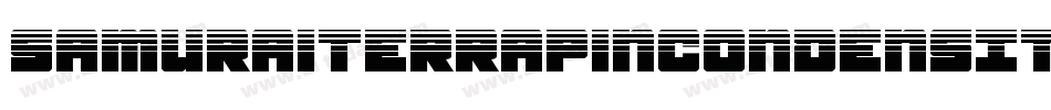 SamuraiTerrapinCondensItal-Ypxv字体转换 SamuraiTerrapinCondensItal-Ypxv字体转换