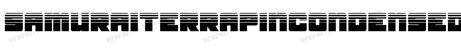 SamuraiTerrapinCondensed-8GVz字体转换