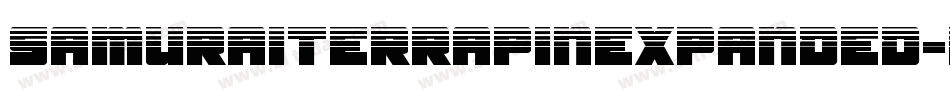 SamuraiTerrapinExpanded-KLqp字体转换