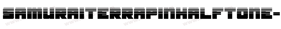 SamuraiTerrapinHalftone-7JGA字体转换