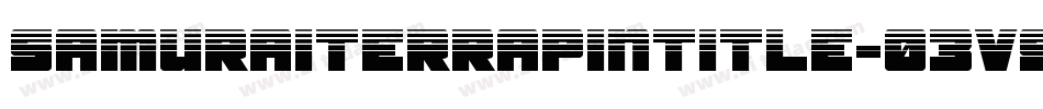 SamuraiTerrapinTitle-03V9字体转换