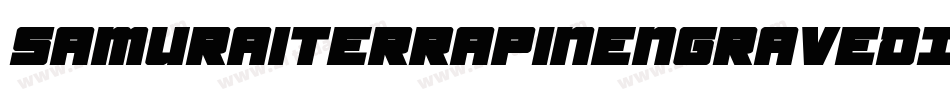 SamuraiTerrapinEngravedItal-Mgxr字体转换