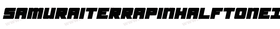 SamuraiTerrapinHalftoneItal-mw7G字体转换