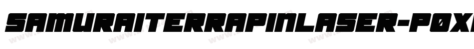 SamuraiTerrapinLaser-P0xm字体转换