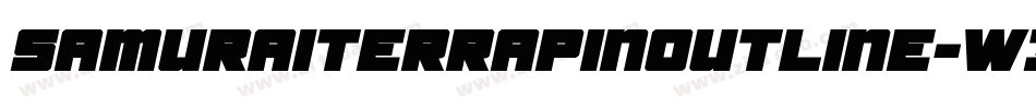 SamuraiTerrapinOutline-W3Gn字体转换