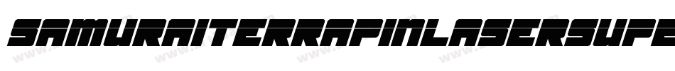 SamuraiTerrapinLaserSuperit-Xxz9字体转换