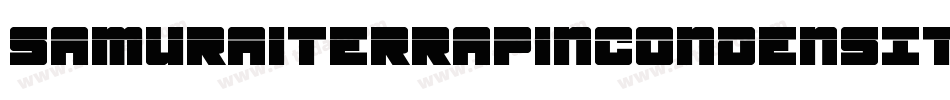SamuraiTerrapinCondensItal-Ypxv字体转换 SamuraiTerrapinCondensItal-Ypxv字体转换