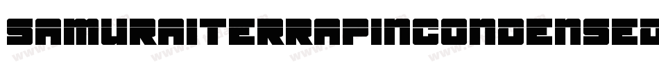SamuraiTerrapinCondensed-8GVz字体转换
