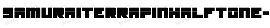 SamuraiTerrapinHalftone-7JGA字体转换