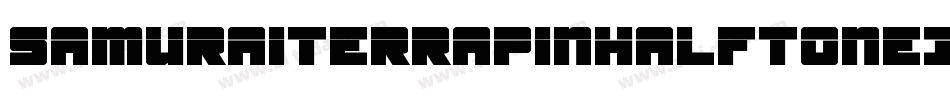 SamuraiTerrapinHalftoneItal-mw7G字体转换