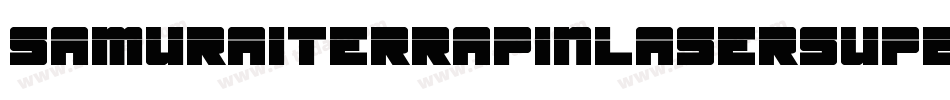 SamuraiTerrapinLaserSuperit-Xxz9字体转换